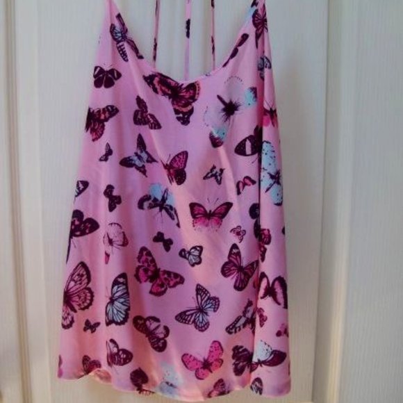 No Boundaries Tops - Pretty Butterfly Camisole/Tank (NWT)